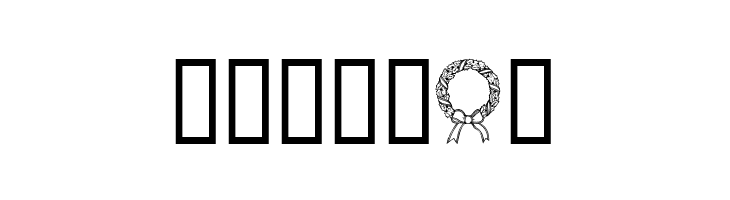 ChristmasWreath  Free Fonts Download