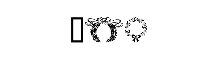 ChristmasWreath  Free Fonts Download