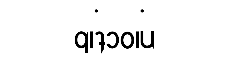 Quirkus Upside Down  Free Fonts Download