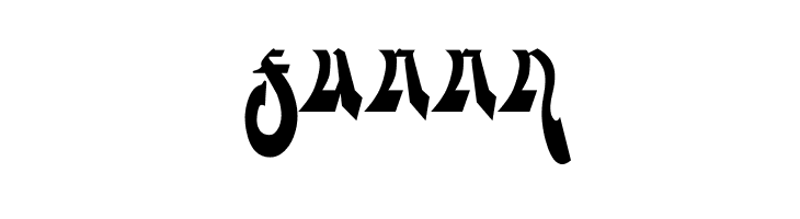 Moderne Gekippte Schwabacher  Free Fonts Download