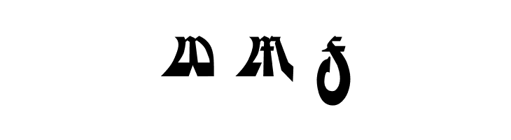 Moderne Gekippte Schwabacher  Free Fonts Download