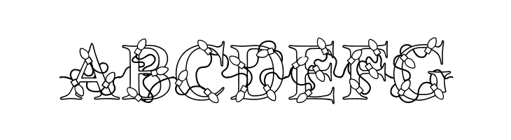 PC Lights  Free Fonts Download