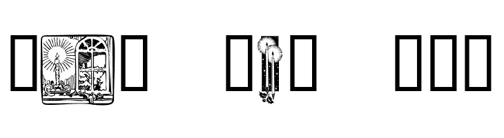 KR Christmas Candles  Free Fonts Download