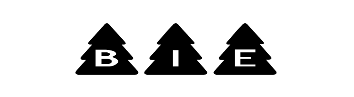 AlphaShapes xmas trees  Free Fonts Download