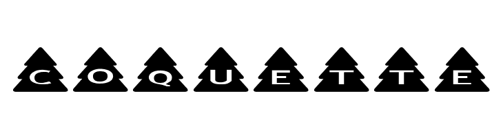 AlphaShapes xmas trees  Free Fonts Download