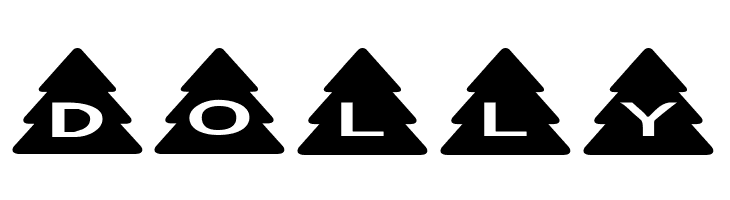 AlphaShapes xmas trees  Free Fonts Download