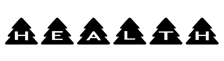 AlphaShapes xmas trees  Free Fonts Download