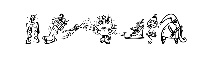 KR Christmas 2002 Dings 2  Free Fonts Download