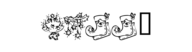KR Christmas 2002 Dings 2  Free Fonts Download