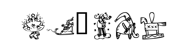 KR Christmas 2002 Dings 2  Free Fonts Download