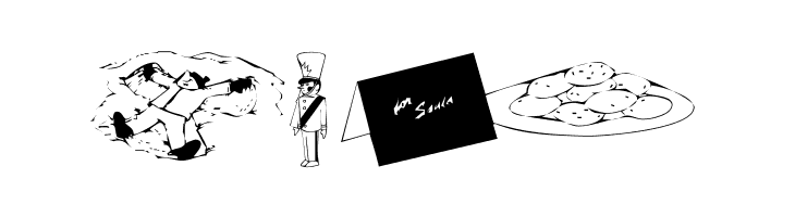 KR Christmas 2002 Dings 4  Free Fonts Download