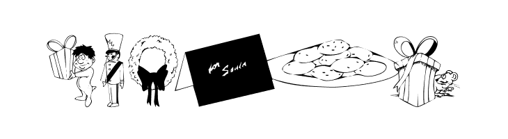 KR Christmas 2002 Dings 4  Free Fonts Download