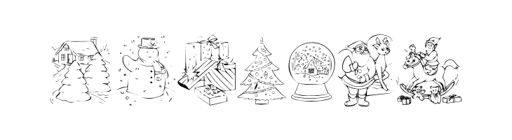 KR Christmas 2002 Dings 1  Free Fonts Download