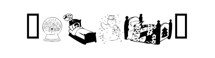 KR Christmas 2002 Dings 1  Free Fonts Download