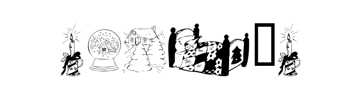 KR Christmas 2002 Dings 1  Free Fonts Download