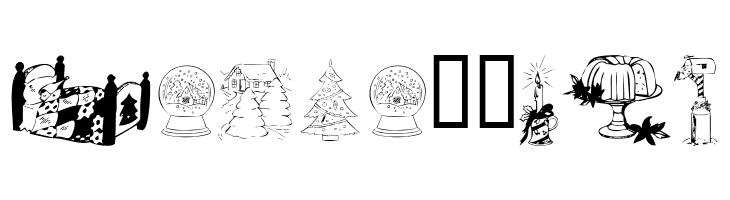 KR Christmas 2002 Dings 1  Free Fonts Download