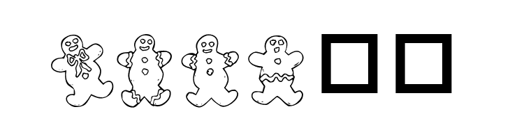 Destiny's Gingerbread Dings  Free Fonts Download