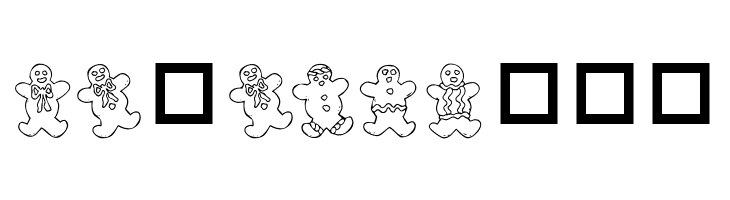 Destiny's Gingerbread Dings  Free Fonts Download