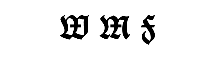 FetteThannhaeuser UNZ1  Free Fonts Download