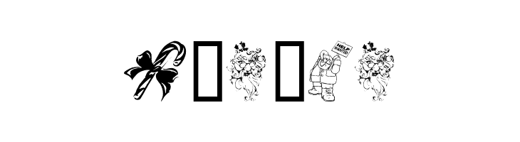 Xmas Clipart 2  Free Fonts Download