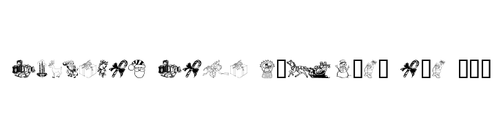 Xmas Clipart 2  Free Fonts Download