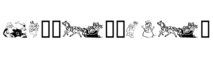 Xmas Clipart 2  Free Fonts Download