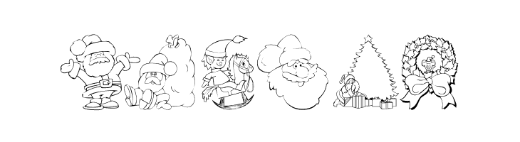 KR Christmas Color Me  Free Fonts Download