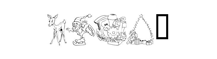 KR Christmas Color Me  Free Fonts Download