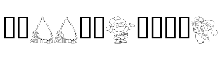 KR Christmas Color Me  Free Fonts Download