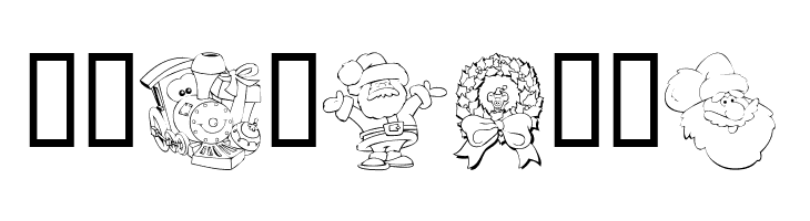 KR Christmas Color Me  Free Fonts Download