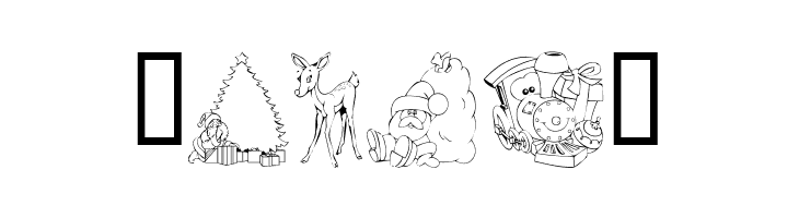 KR Christmas Color Me  Free Fonts Download