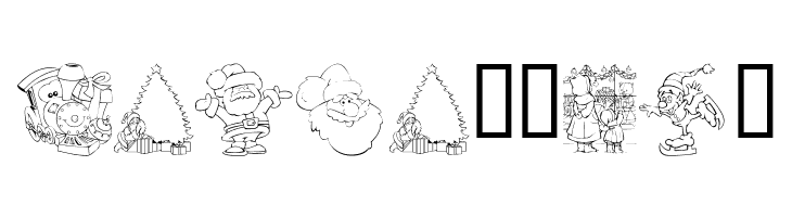 KR Christmas Color Me  Free Fonts Download