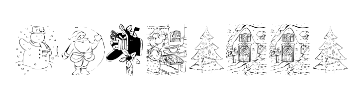 KR Color Me Christmas 2002  Free Fonts Download