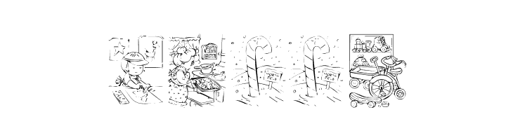 KR Color Me Christmas 2002  Free Fonts Download