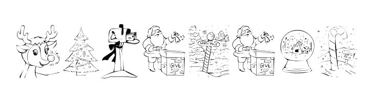 KR Color Me Christmas 2002  Free Fonts Download