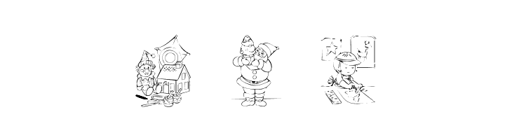 KR Color Me Christmas 2002  Free Fonts Download