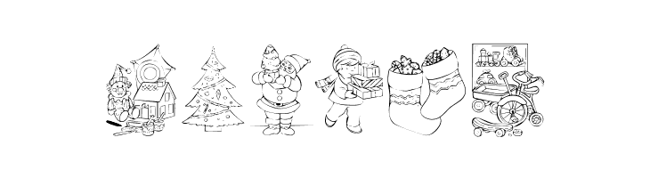 KR Color Me Christmas 2002  Free Fonts Download