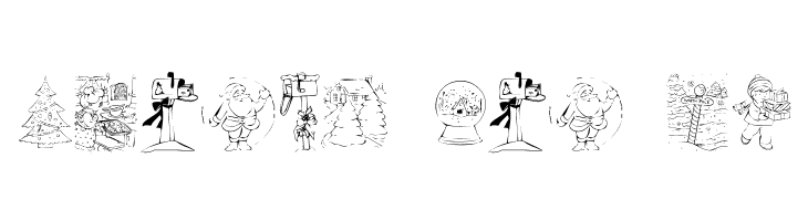 KR Color Me Christmas 2002  Free Fonts Download