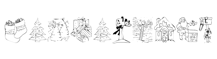 KR Color Me Christmas 2002  Free Fonts Download