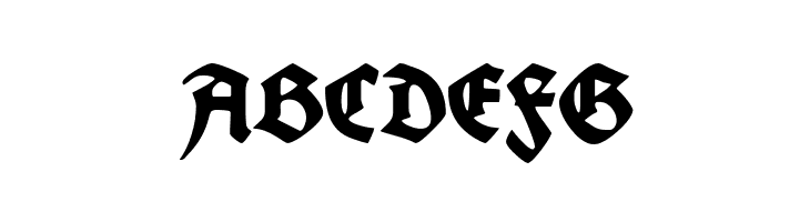 Fette deutsche Schrift UNZ1L  Free Fonts Download