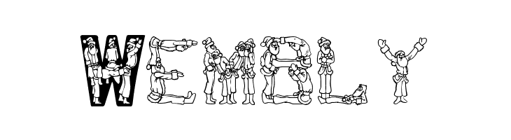 Santa Time  Free Fonts Download