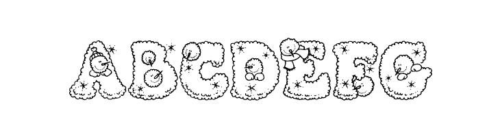 PC Snowballs  Free Fonts Download