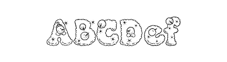 PC Snowballs  Free Fonts Download