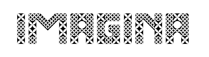 Kawung Textile Regular  Free Fonts Download