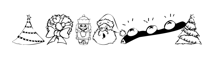 KR Christmas Dings 2004 Two  Free Fonts Download