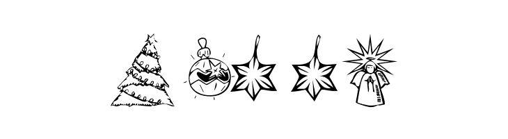 KR Christmas Dings 2004 Two  Free Fonts Download