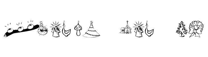 KR Christmas Dings 2004 Two  Free Fonts Download