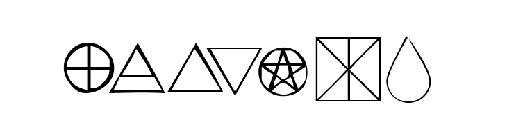 KR Wiccan Symbols  Free Fonts Download