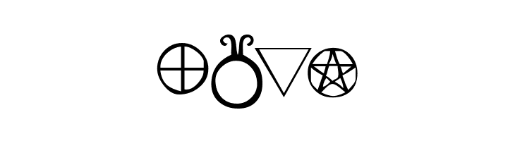 KR Wiccan Symbols  Free Fonts Download