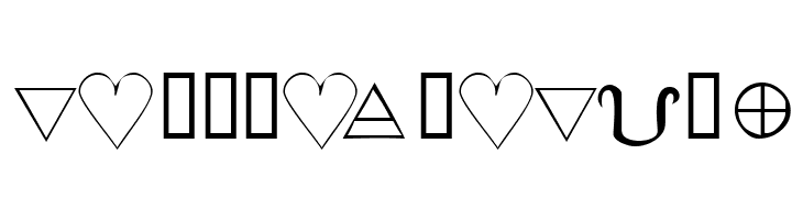 KR Wiccan Symbols  Free Fonts Download